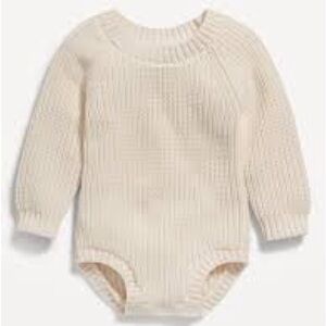 Little Navy by Old Navy Sweater-Knit Organic-Cotton Bodysuit for Baby 6-9 months